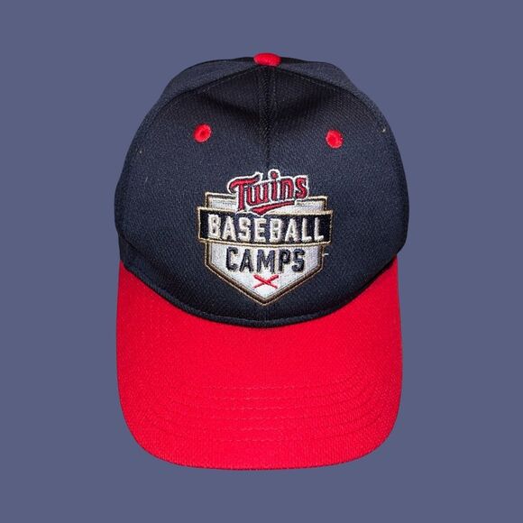 MLB MN Twins Camp Navy Adjustable Back Baseball Cap - Picture 5 of 5